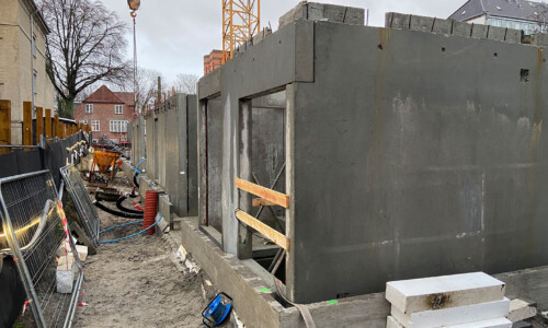 Montage af betonelementer