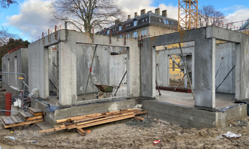 Montage af betonelementer