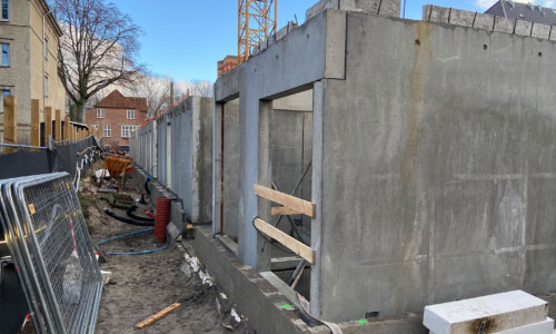 Montage af betonelementer