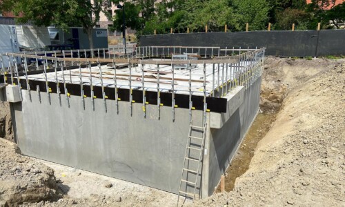 Betonelementer og dæk til kælder
