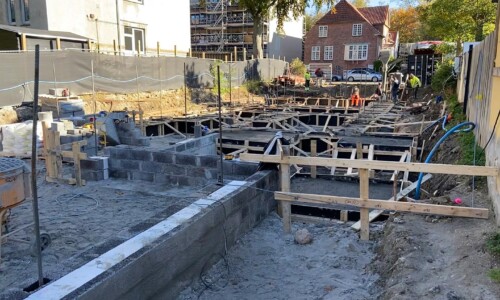 Støbning af fundamenter og terrændæk